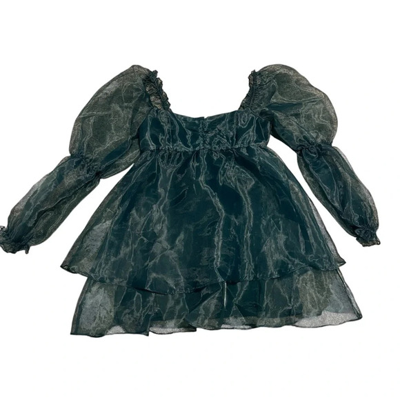 NWT Altar’d State Lunette Mini Dress | Hunter Green | New | Party | Size XS - Picture 2 of 4